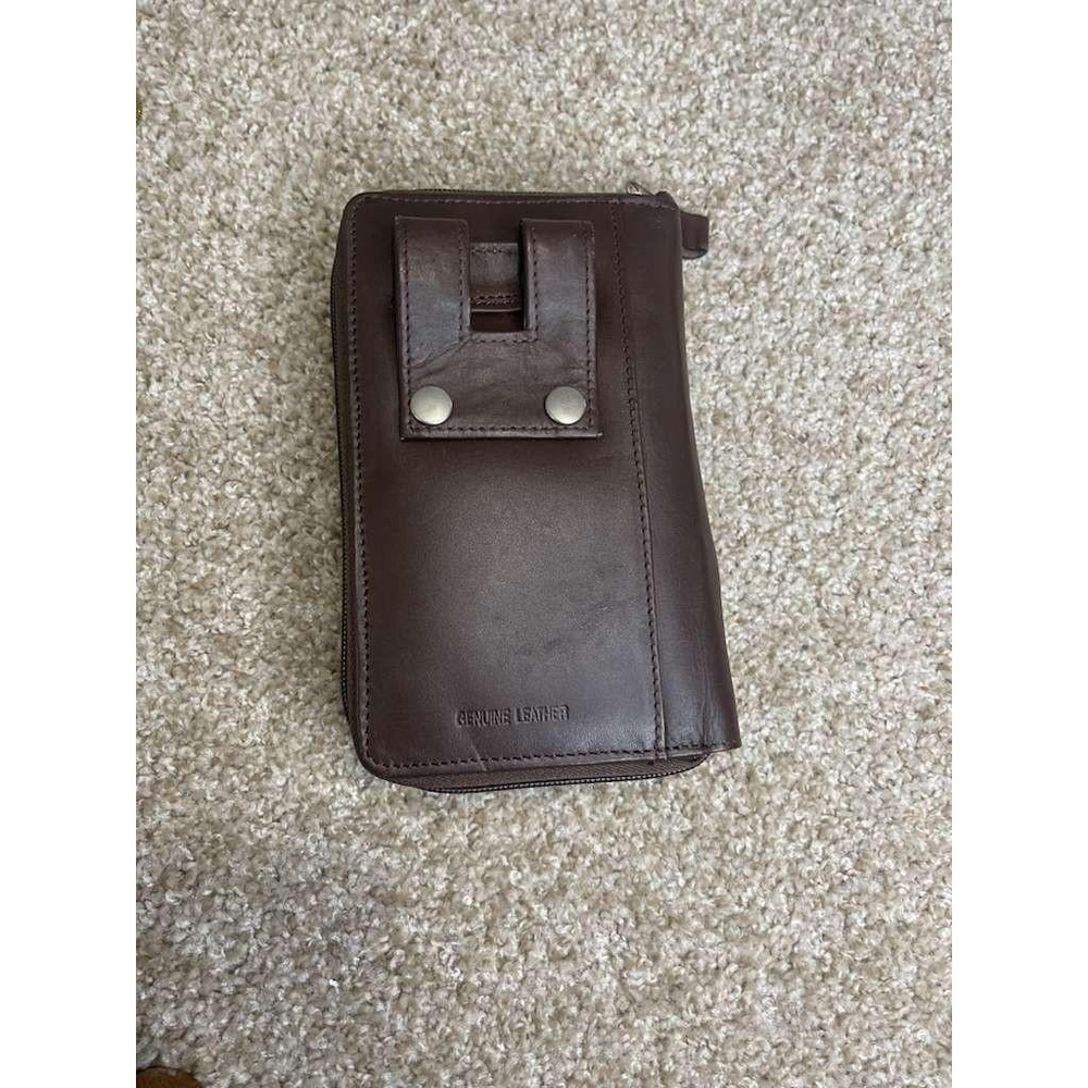 Leather Wallet & Organizer for Checks, Cash, Cards, IDs Unisex - Picture 2 of 8